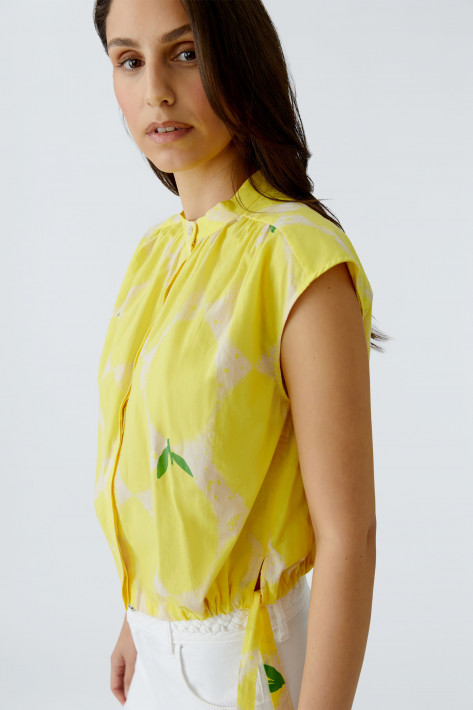 Oui Bluse Limone - yellow