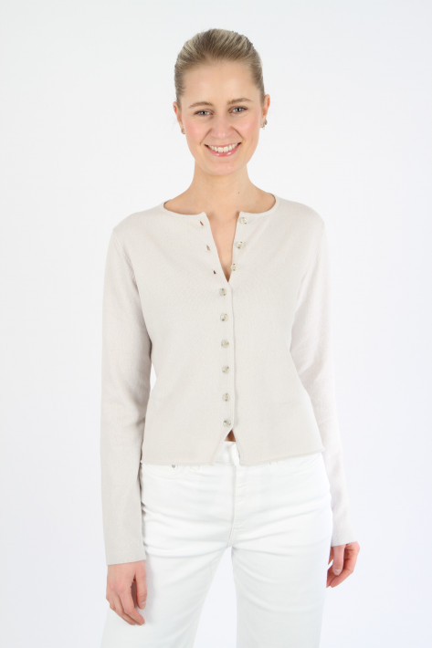 Allude Strickjacke - light taupe