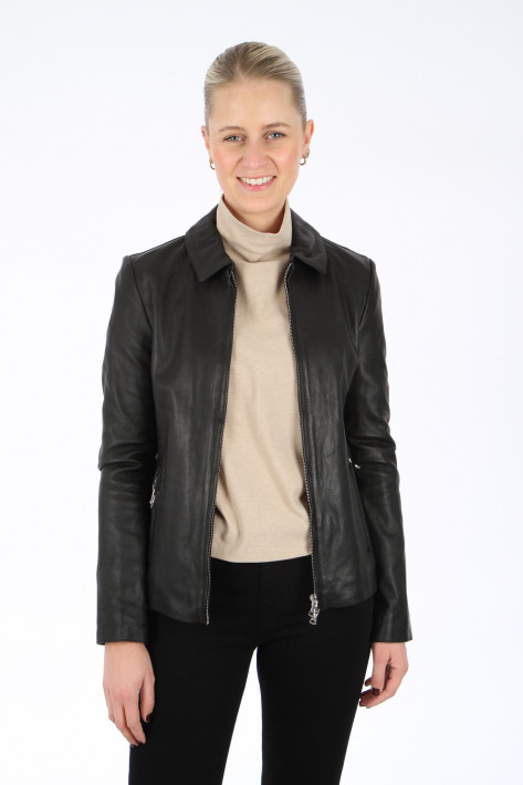 Oakwood Lederjacke GARANCE - black