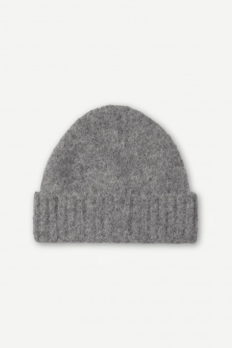 Samsoe & Samsoe Beanie Sajeanne - iron gate