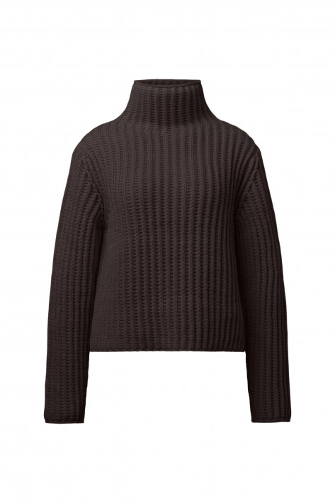 Drykorn Rollkragen-Pullover ARWIE - darkbrown