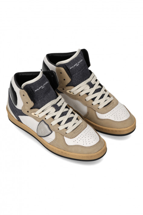 Philippe Model Sneaker PGAL - white/black/beige