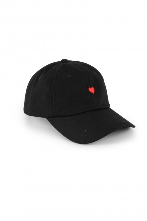 Brosbi The Icon Cap heart - black