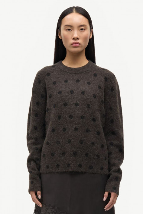 Samsoe & Samsoe Pullover Anour - mulch dott