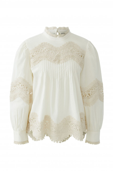 Oui Tunika-Bluse - creme