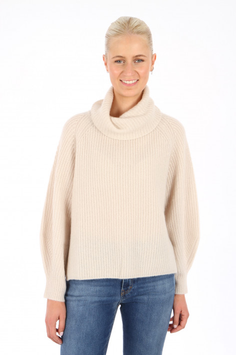 Hemisphere Cashmere-Pulli T-Neck Special Cashmere - cozy sand