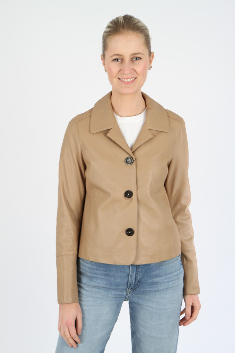 Oakwood Leder-Blazer Lexia - nuts