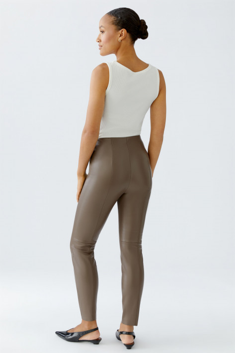 Oui Leggings - taupe