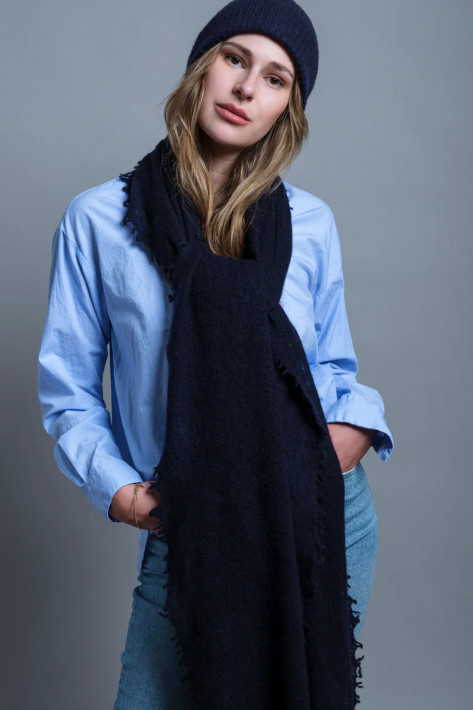 Bakaree Cashmere-Beanie - navy