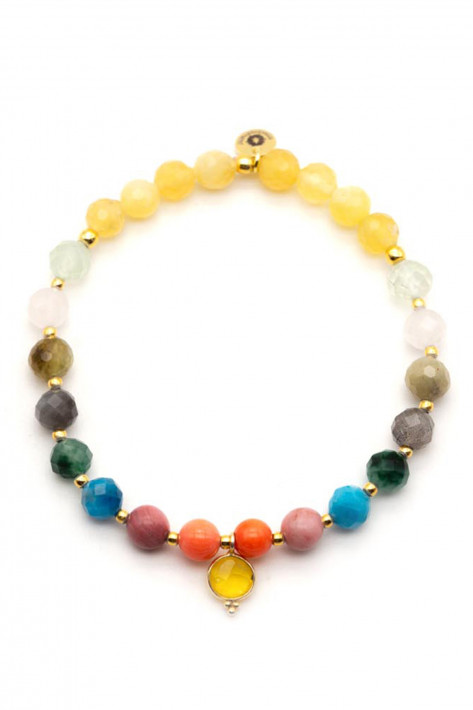 Schmückstück Armband Mala Single BLUSH