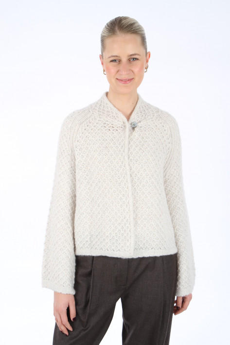 Hemisphere Cardigan - mixed white