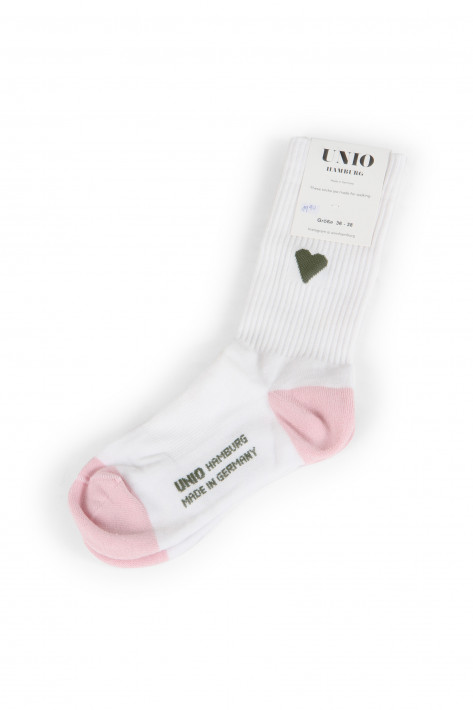 Unio Hamburg Socken Amore - white/green