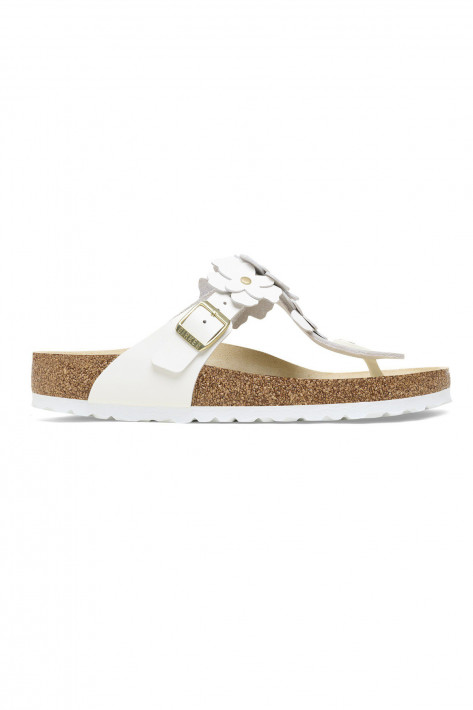 Birkenstock Gizeh FLOWER - white