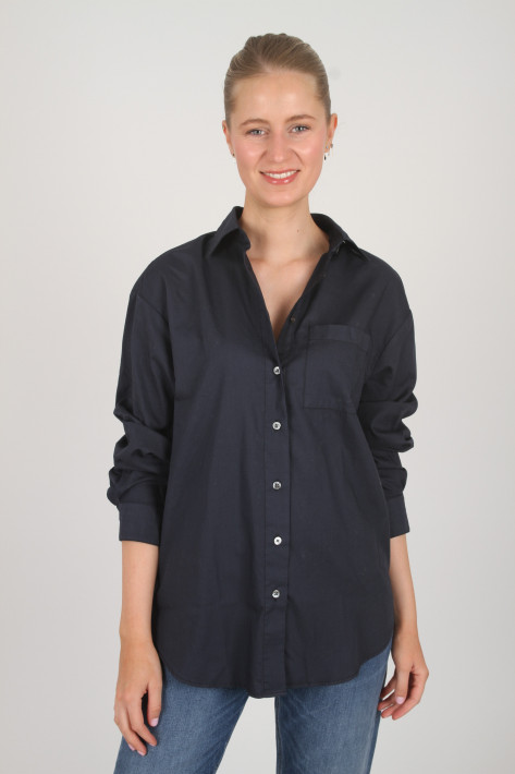 Fil Noir Bluse Janine - nightblue