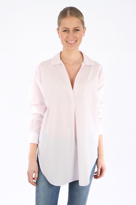Closed Oversize Blouse - light orchid