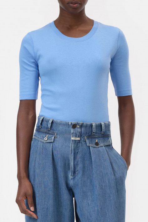 Closed T-Shirt Crew Neck - sky blue