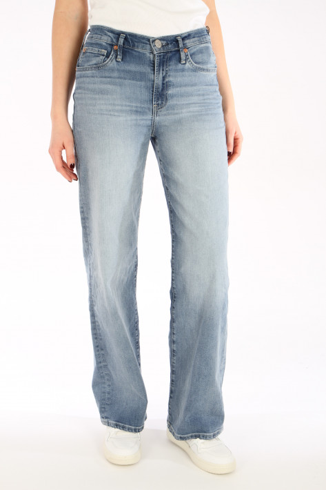 True Religion New Baggy Wide - light blue denim