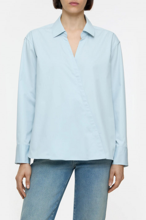 Closed Bluse asymmetrisch - light sky blue