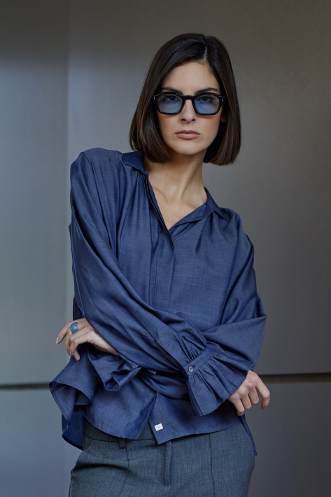 Fli Noir Bluse Georgina - nightblue