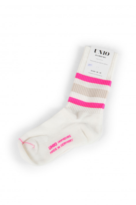 Unio Hamburg Socken Toronto - white/pink