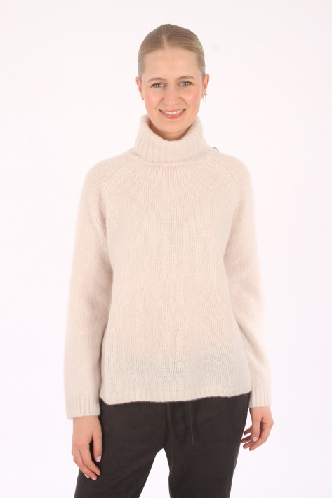 Hemisphere Cashmere-Seide Rolli - white sky