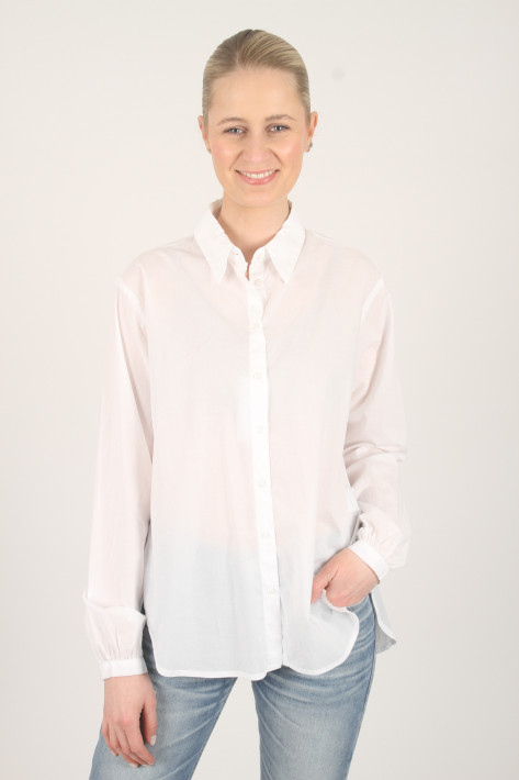 Rossana Diva Bluse 3D Blume - white