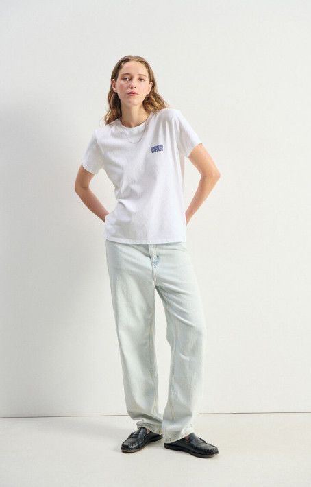 American Vintage T-Shirt Ykobow - white