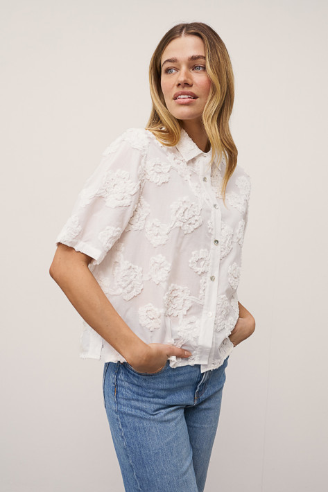 0039 Italy Bluse BEA - white