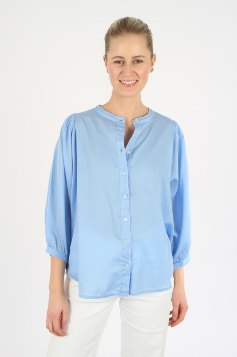 0039 Italy Bluse Faviola - blue