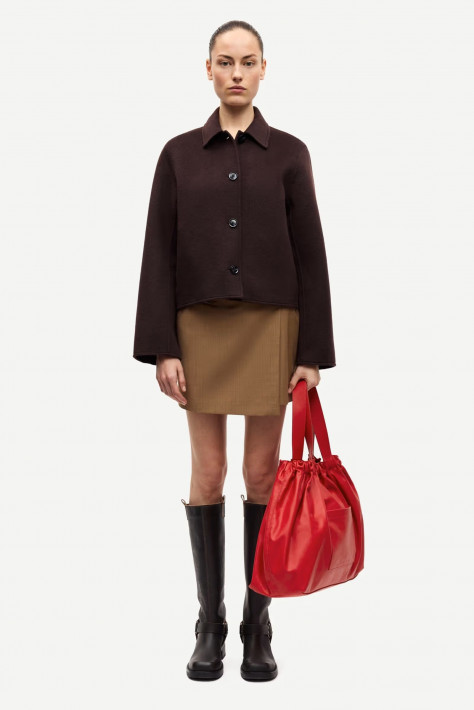 Samsoe & Samsoe Jacke Saholly - black coffee/dark brown