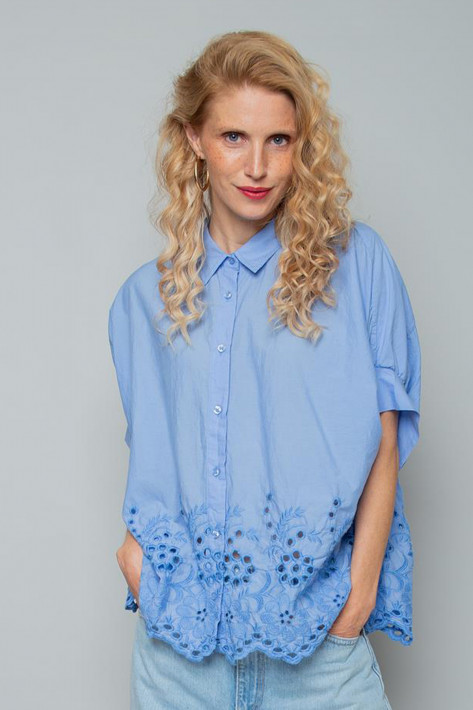 Emily van den Bergh Hemdlbuse - blue