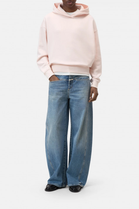 Closed Logo-Hoodie - blush pink