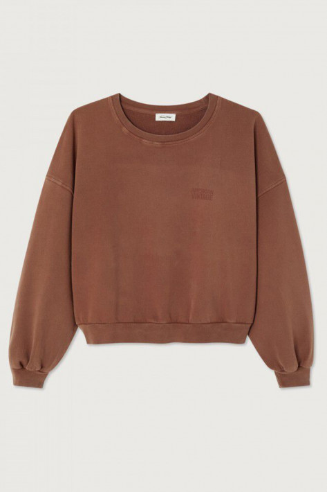 American Vintage Sweatshirt JITBAY - walnut vintage