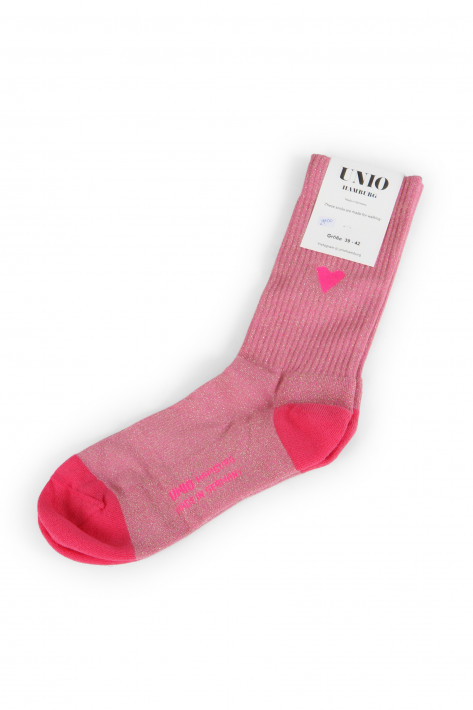 Unio Hamburg Socken Love - pink