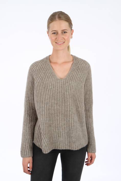 Drykorn Pullover Lynette - taupe