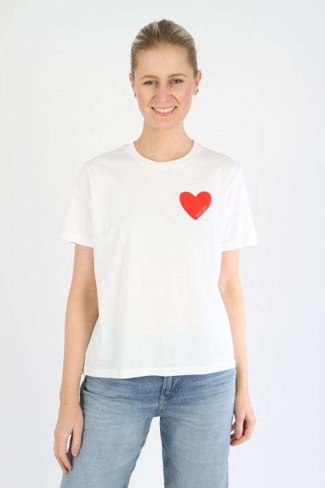 Love Future T-Shirt Heart Cleo - white
