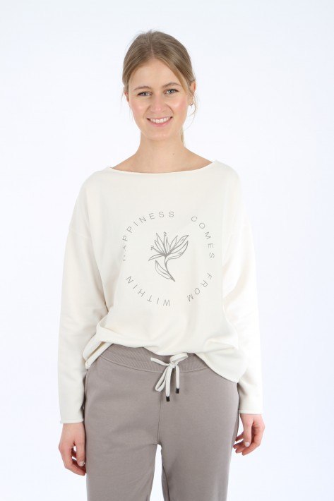 Juvia Sweater Happiness Comes - eggshell