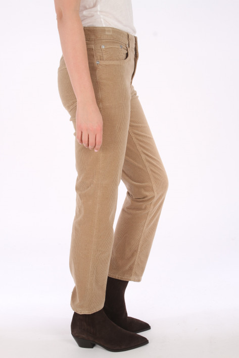 Closed Cordhose Milo - wheat beige