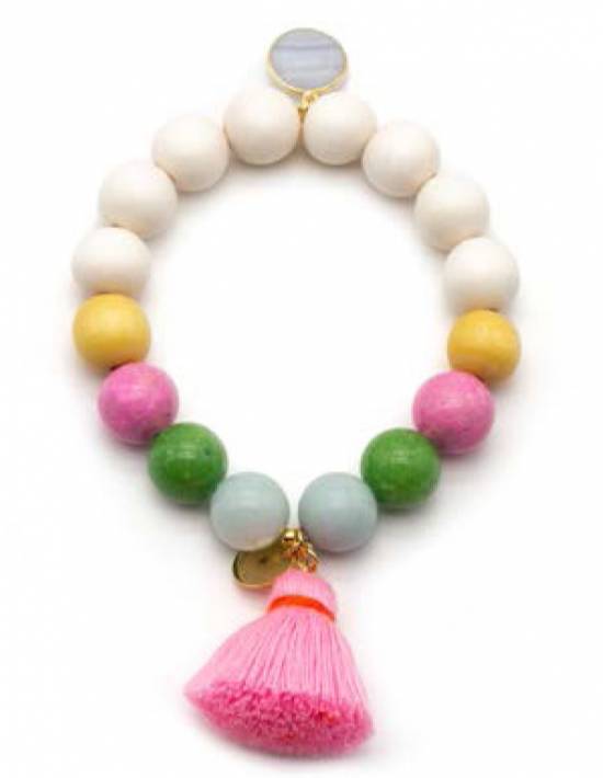 Schmückstück Armband Jelly Bean - offwhite