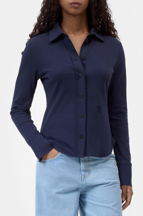 Closed Jersey Poloshirt - dark night