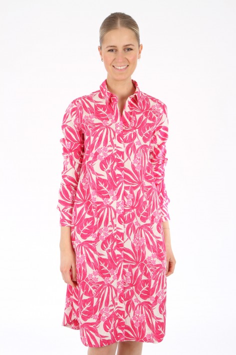 0039 Italy Gracia New cotton printed dress - pink