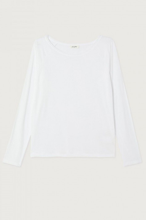 American Vintage Longsleeve Laloom - white