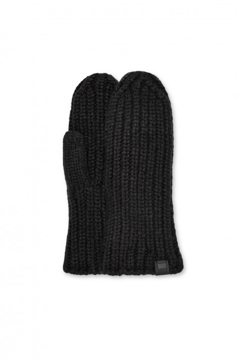 UGG Australia Fäustlinge Chunky Rib Mitten - black