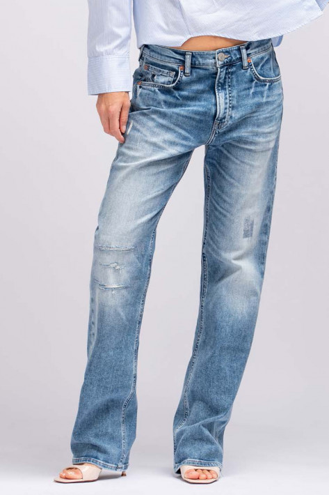 True Religion Jeans Kate Straight - midblue