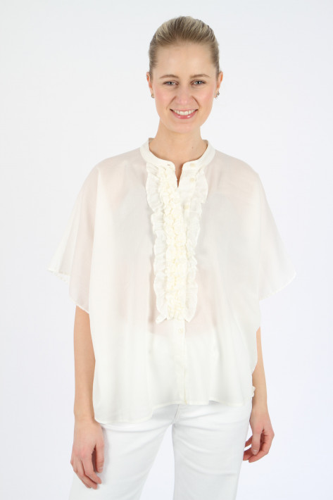 0039 Italy Bluse DAISY - creme