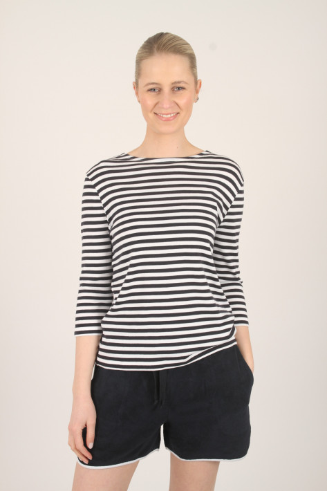 Juvia Ringel-Shirt Adriane - navy/white