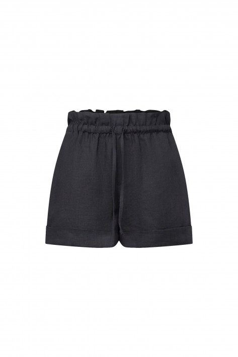 Drykorn Leinenshorts EDICT - black