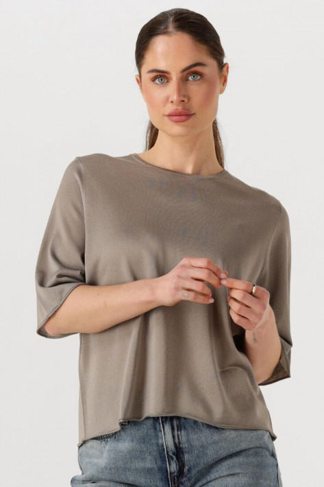 Drykorn Strickshirt NISLE - taupe