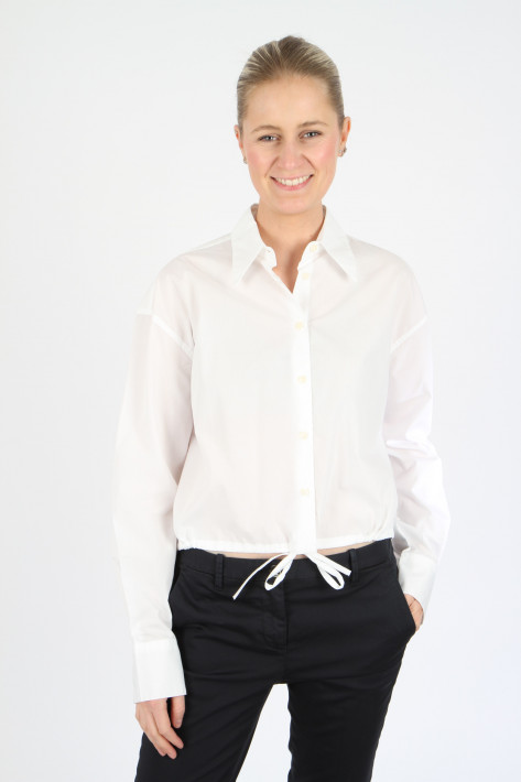 SoSue Blouse Draw String - white