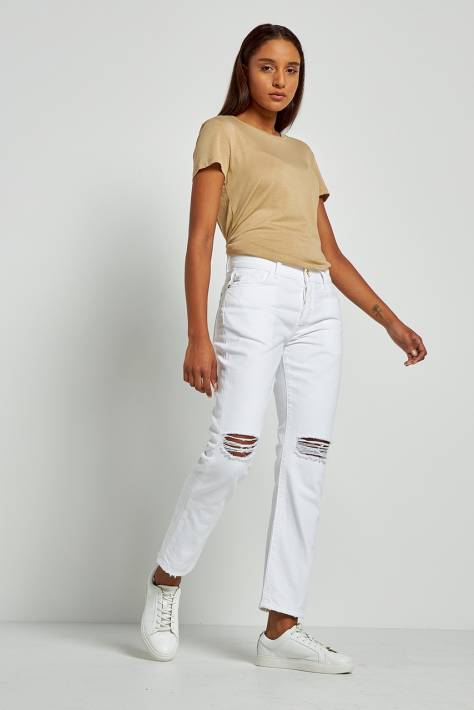 Goldgarn Jeans Augusta slim fit - white